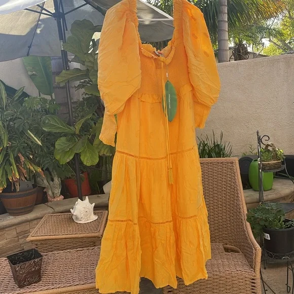 Farm Rio 3D Pineapple Midi Dress - Picture 7 of 13